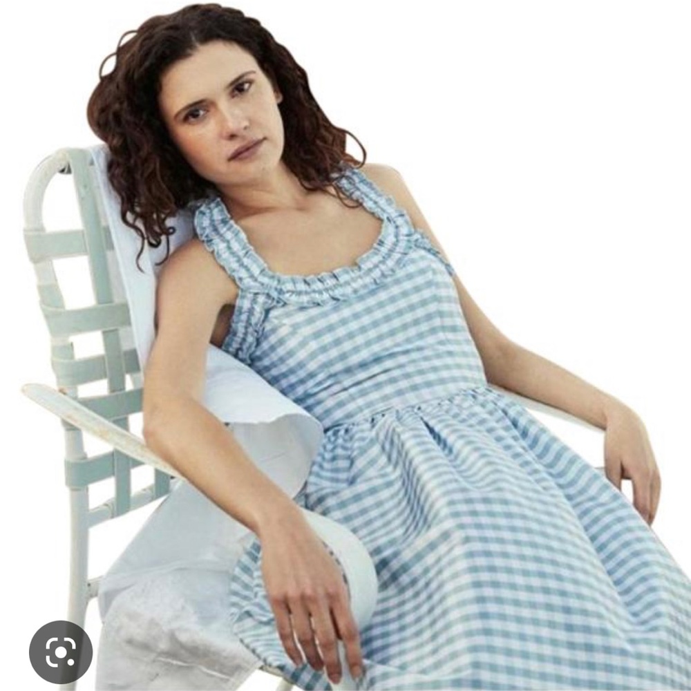 VIONNET DRESS -- SEASIDE GINGHAM (XL) NWT